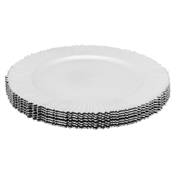 100 PCS Plates Set, Round Plates, Reusable Plates