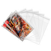 100 PCS Resealable Sleeve OPP Plastic Bags for Nintendo Switch Game Case Resealable Protective Sleeve OPP Plastic Bags for NS Cartridge