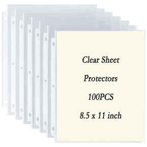 Plastic 3 Ring Binder Sleeves