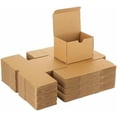 thumbnail image 1 of 100 PCS Small Boxes for Shipping 4x3x3 Small Shipping Boxes for Business Brown Cardboard Mailing Boxes Brown Packing Box for Packing, Moving and Storage$$Office, 1 of 7