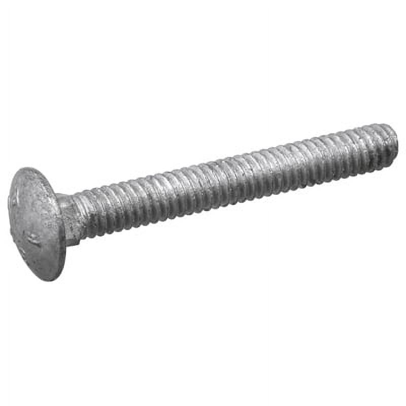 100 Pack 1/4-20 x 1-1/4" Carriage Bolt Steel Round Head, Each - image 1 of 1