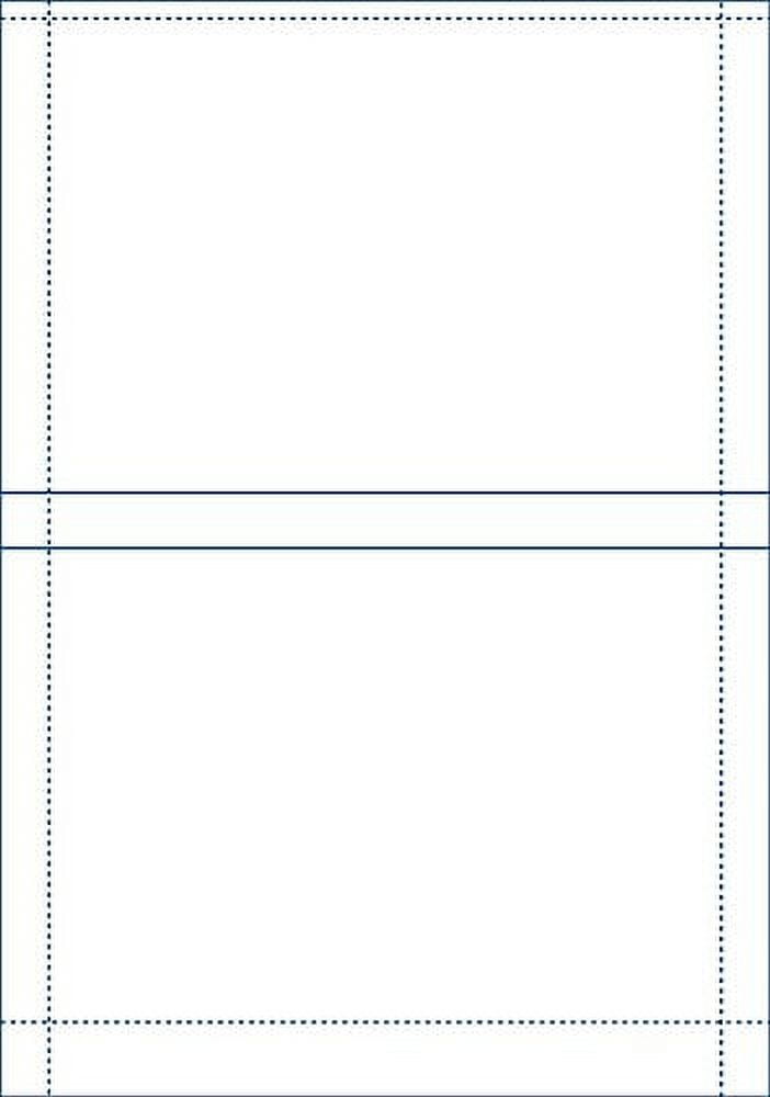 100 Pack 1Up DVD Case Inserts, Matte White (Same size as Neato DIS