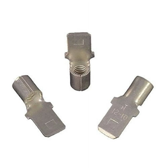 (100 Pack) 12-10 Gauge Male Quick Connect Non-Insulated Electrical Terminal Made in the USA
