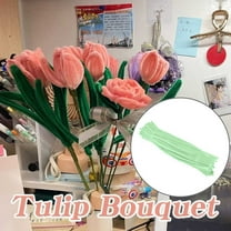 100-Pack 12-Inch Fluffy Chenille Stems for DIY Crafting, Bendable Fuzzy Pipe Cleaners for Kids STEM Activities, Classroom Projects, Gift Wrapping, Floral Decor & Creative Art Supplies