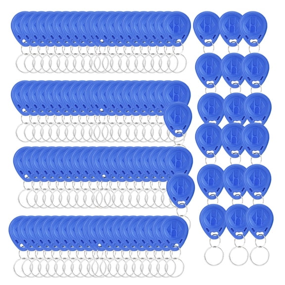 100-Pack 125Khz Premium Waterproof Smart RFID ID Key Cards for Entry Access Control, 1.3 x 0.2 inches / 3.3 x 0.4 cm