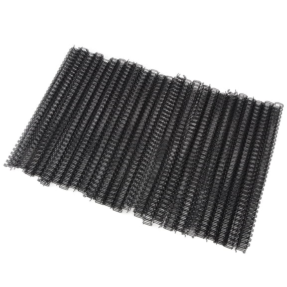 100 Pack 3:1 Pitch Double Loop Wire Binding Spines, 34 9.5mm Diameter Nylon Coated Metal Wire for A4 60 Sheet Capacity Documents 100Pcs 9.5mm A4 Paper