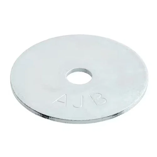 100 Pack 3/16 In. I.D. Zinc Plated Bolts Screws Nut Fender Flat Washers 590507