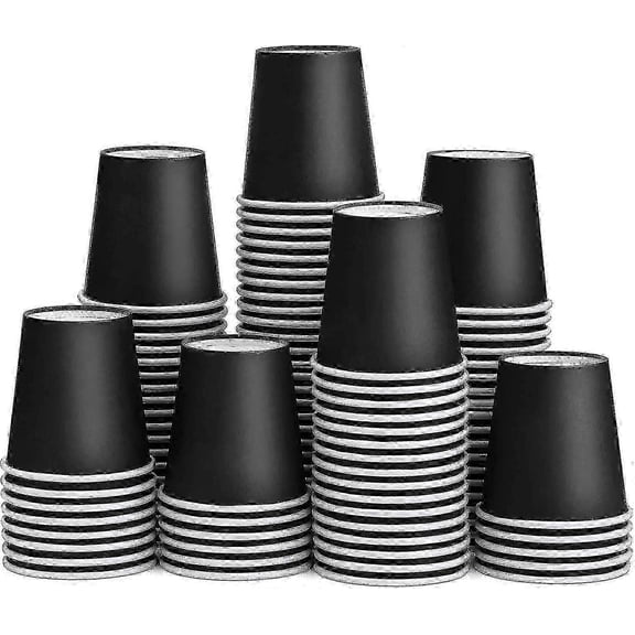 [100 Pack] 3 Oz Paper Cups, Disposable Bathroom Cups, Small Mouthwash Cups, Mini Espresso Cups, 3oz Disposable Paper Cup For Party, Picnic, Office, An