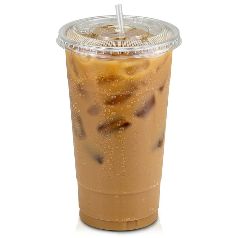Glass Can Cup for Cold Beverages Iced Coffee Cup Smoothie 