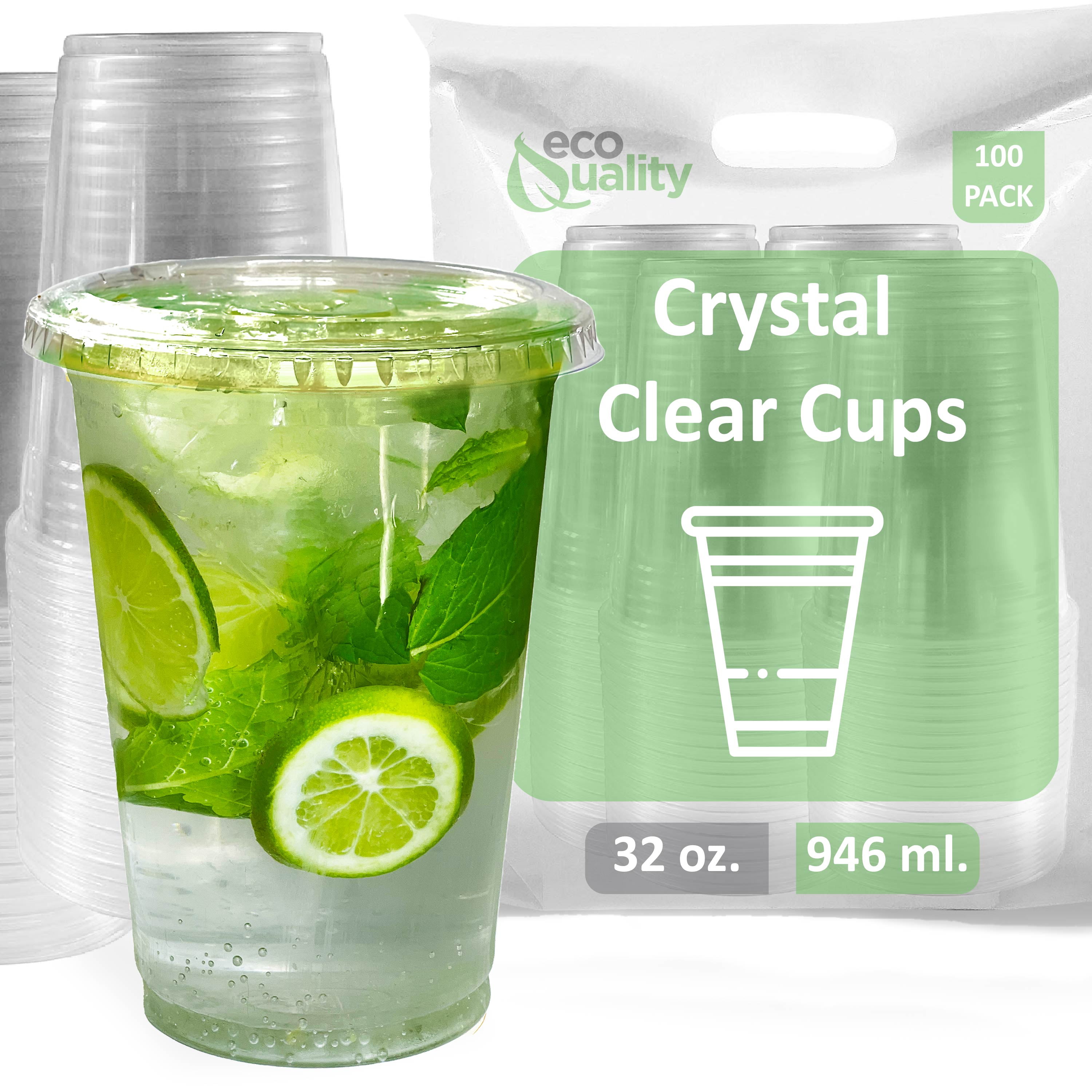 32 oz disposable sale cups with lids