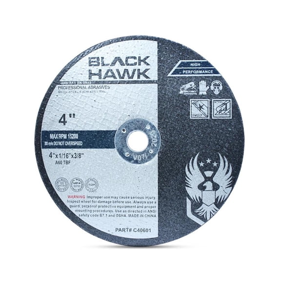 100 Pack - 4" x 1/16" x 3/8" Cut-Off Wheels for Die Grinder Metal Cutting Disc