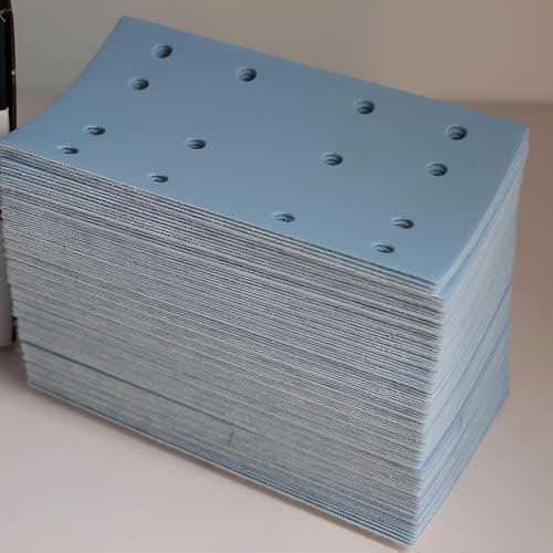 100 Pack 497121 Abrasive Sanding Discs 497121 Granat P150 Grit RTS (80x133mm) Rectangular STF 80x133 P150 GR/100 Fit for Festool RTS 400, RTSC 400, RS 400, RS 4, LS 130, HSK-A 80x130, HSK 80x133