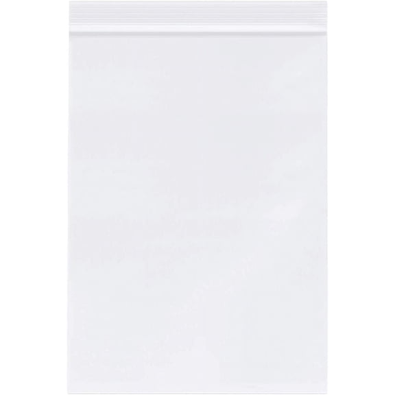 [100 Pack] 5 x 7 inch Clear Reclosable Zip Poly Plastic Bags - Clear Resealable Storage Ziplock Bags - Great for Envelops, Bakery, Candy, Cookies and Post Cards