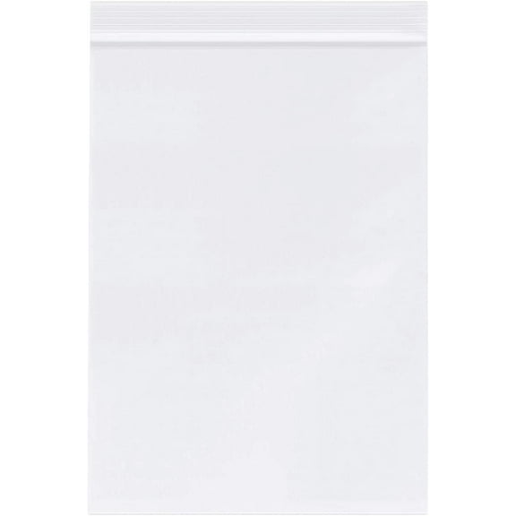 [100 Pack] 5 x 7 inch Clear Reclosable Zip Poly Plastic Bags - Clear Resealable Storage Ziplock Bags - Great for Envelops, Bakery, Candy, Cookies and Post Cards