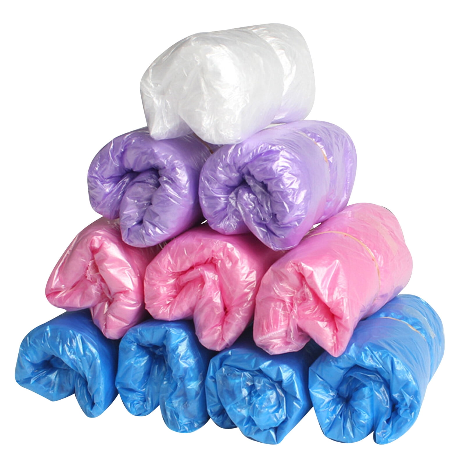 100 Pack(50 Pairs) Disposable Shoe Covers Hygienic Boot Covers Waterproof Slip Resistant Shoe Covers for Construction Workplace Indoor Floor Protection