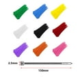 thumbnail image 1 of 100 Pack 6 Inch Heavy Duty Cable Zip Ties, 18lb Tensile Strength Self Locking Nylon Ties for Indoor/Outdoor, 1 of 6