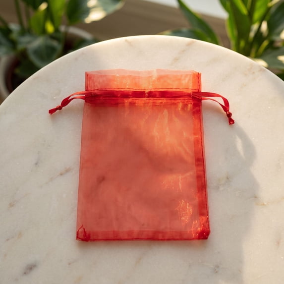 100 Pack 6x9 Inch Organza Drawstring Gift Bags, Assorted Colors, Sheer Pouches for Wedding Favors, Christmas Candy, Jewelry Storage