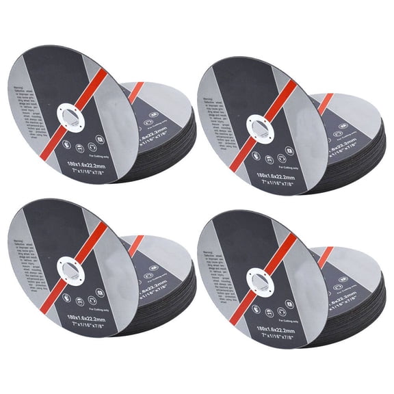 100 Pack 7" x 0.0625" x 7/8" Metal and Stainless Steel Cut Off Wheels Fit for Angle Grinders