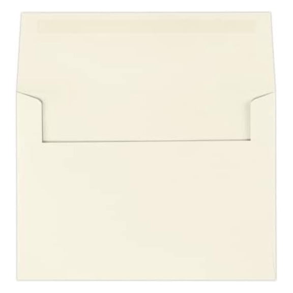 100 Pack of A2 Cream Envelopes - 70lb Premium Natural Opaque Text for Professional, Secure, and Large Scale Mailing Needs - Perfect for Businesses, Invitations and Personal Use (Cream, A2)