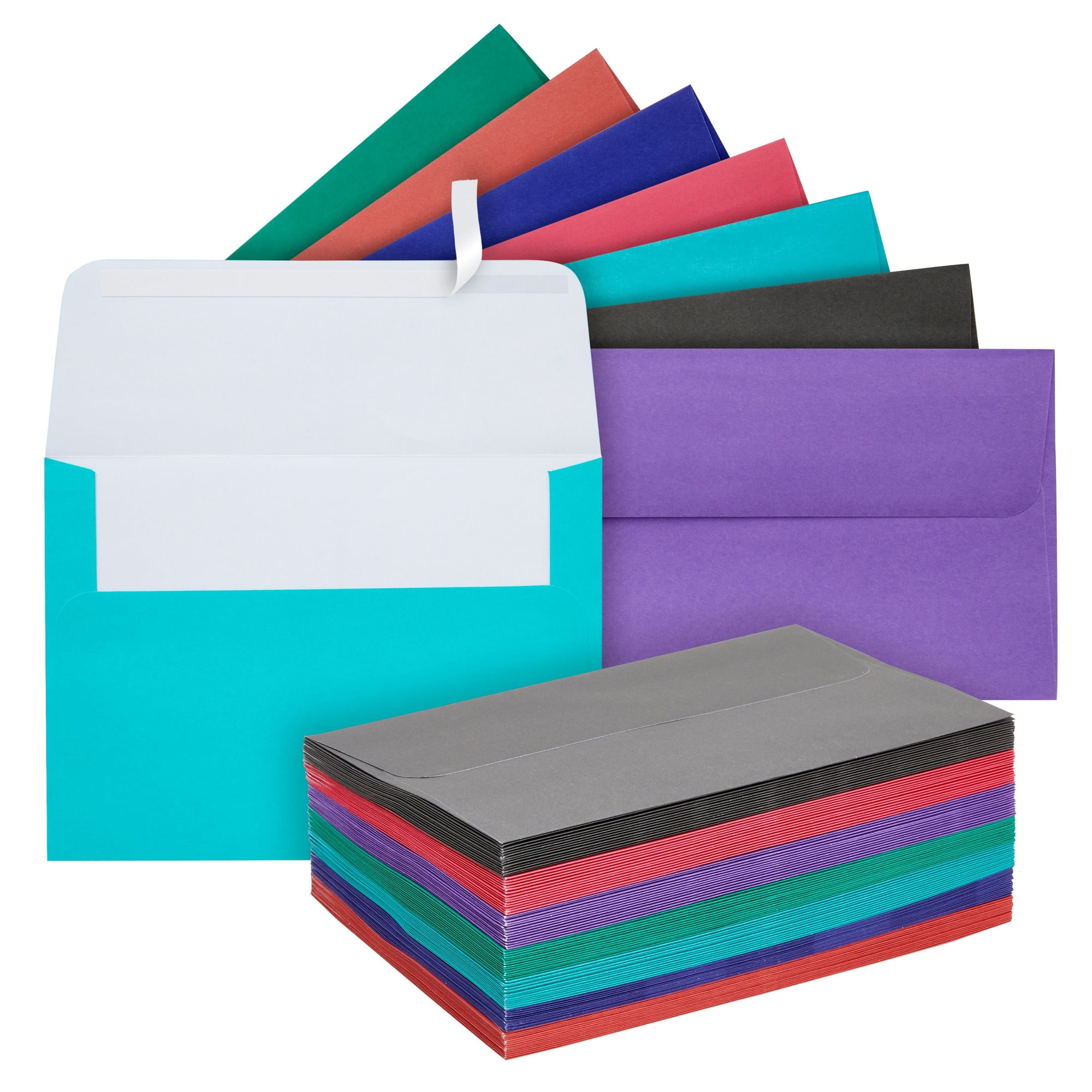Enveloppes A5, pack de 6 - coloris assortis