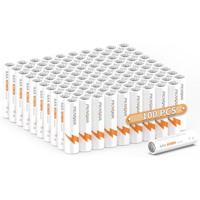 100 Pack AAA Batteries,Triple A Batteries, Alkaline 1.5v Batteries for