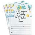 thumbnail image 1 of 100 Pack Aeroplane Baby Shower Invitation Cards Single Sided Neutral Blank Fill In Invites 5x7", 1 of 3