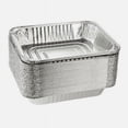 thumbnail image 1 of 100 Pack Aluminum Foil Pans Half-Size Disposable Steam Table Baking Tin Trays for Roasting, Broiling, Cooking, 12.75 x 2.25 x 10.25 in, 1 of 1