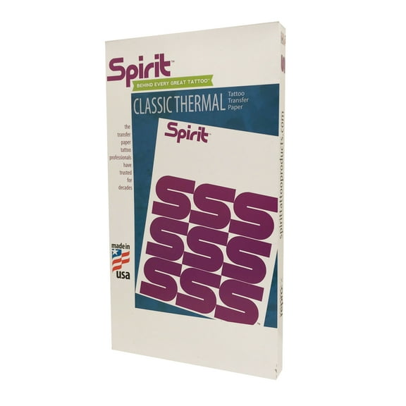 (100 Pack) Authentic Spirit Thermal Fax Stencil Paper (8.5 X 14) Transfer Sheets Many Different Package Size