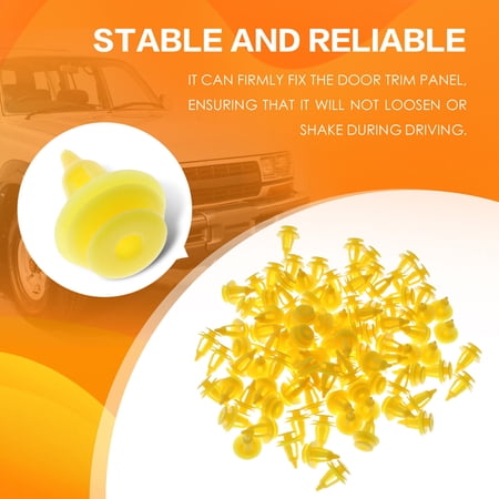 100 Pack Back Panel Lower Garnish Rivet for Toyota Land Cruiser & 2WD Truck