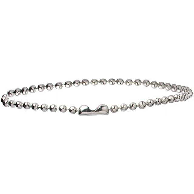 100 Pack Ball Chain Keychains with Connector Clasp 4 Inch Small