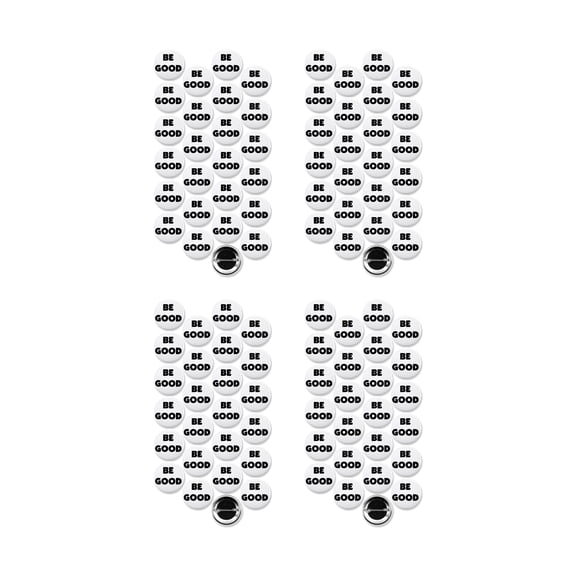 100 Pack - Be Good Social Activism Campaign Pinback Buttons - 1.5 Inch