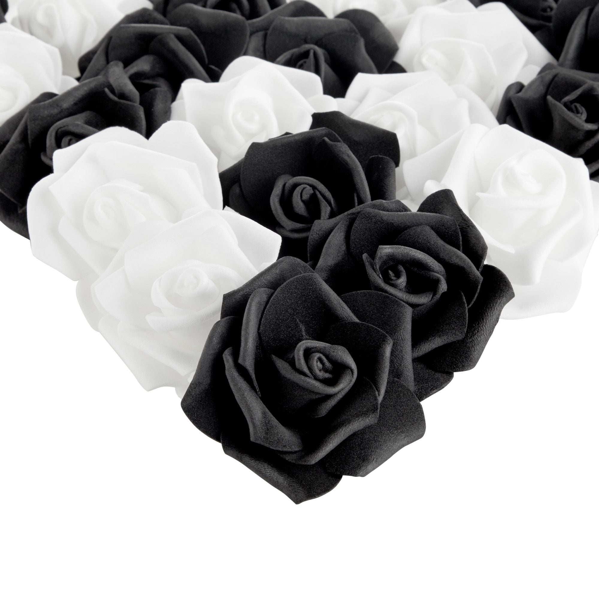 12 Pack: Black Flower Stickers by Recollections™