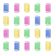 100 Pack Cat Spring Toy, Interactive Cat Toy for Indoor Cats, Lightweight Durable Plastic, Plastic Cat Coil for Kittens to Swat, Bite, Hunt