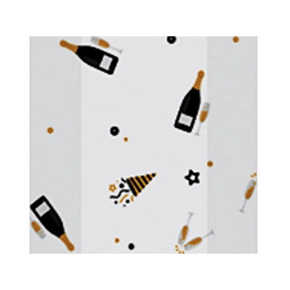 100 Pack, Celebration Cello Bag, 5X3X11" for Birthday, Graduation, and Events Celebrations, Made in USA