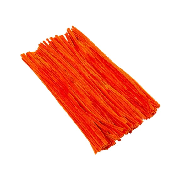 100 Pack Chenille Stems for DIY Crafts - 12" Thick Fuzzy Sticks for Floral Making, Creative Art Projects & Home Decor, Craft Supplies for Adults &