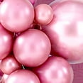 thumbnail image 1 of 100 Pack Chrome Metallic Pink Balloons Different Sizes 18 12 10 5 Inch KIRIKOU Party Balloons for Birthday Valentines Baby Shower Bridal Wedding Party Decors, 1 of 5