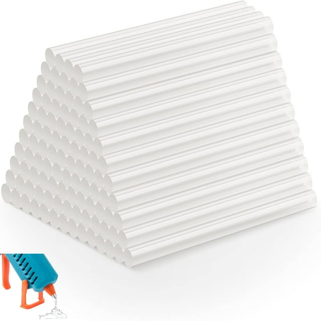 100 Pack Clear Hot Glue Sticks Bulk,3.94 x 0.27 in Full Size Hot Glue