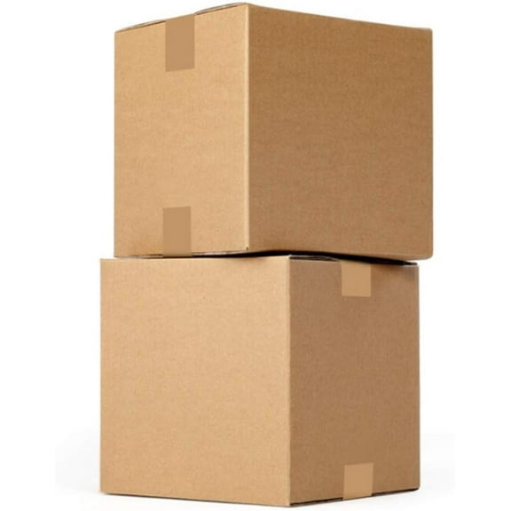 100 Pack Corrugated Paper Boxes,4x4x4" Corrugated Cardboard Mailing Box,Small Mailer Gift Boxes,Recyclable Cardboard Mailing Boxes,with Lids,for Shipping, Packaging, Storage, Craft Gifts (Brown)