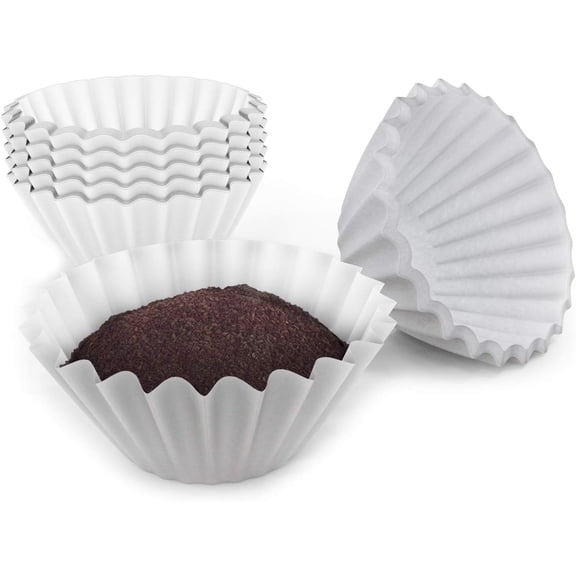 100 Pack Disposable Coffee Filters Compatible with K Duo Coffee Maker