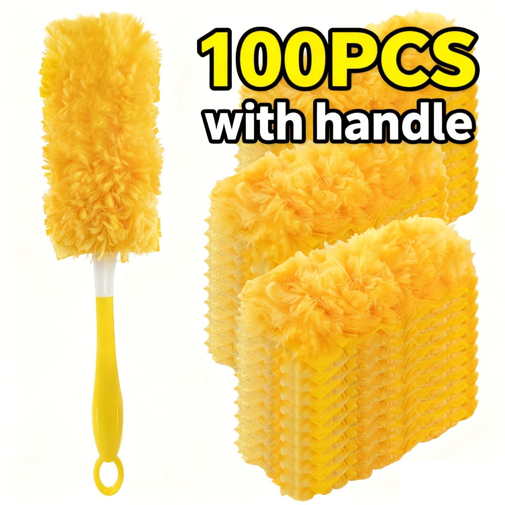 100 Pack Disposable Duster Refills For Cleaning, Furniture Duster ...
