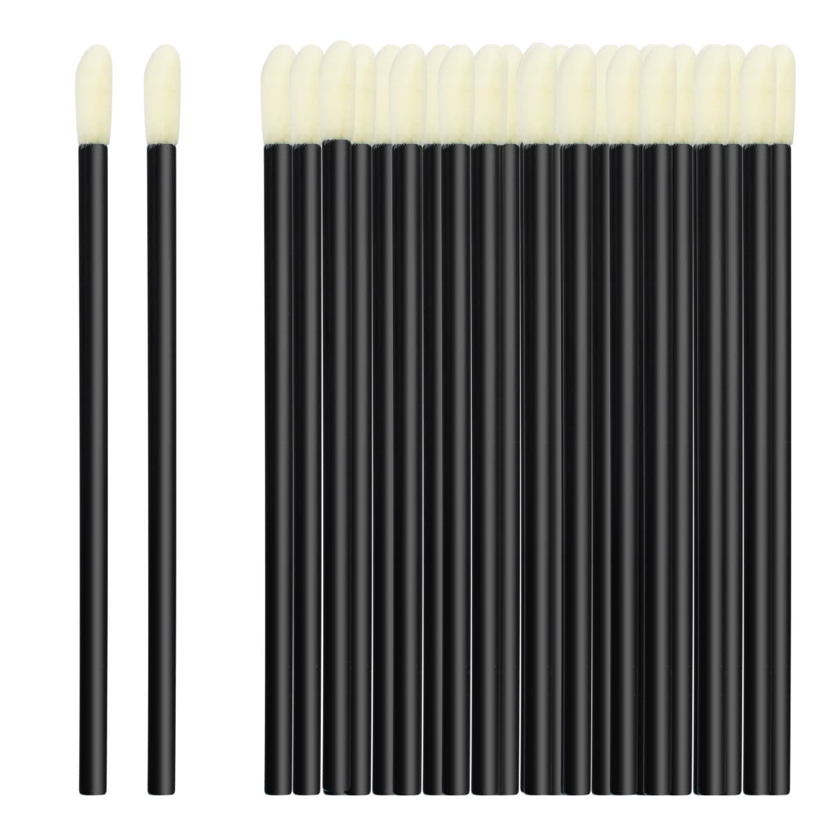 100 Pack Disposable Lip Brushes Lipstick Wands Lip Gloss Applicator ...