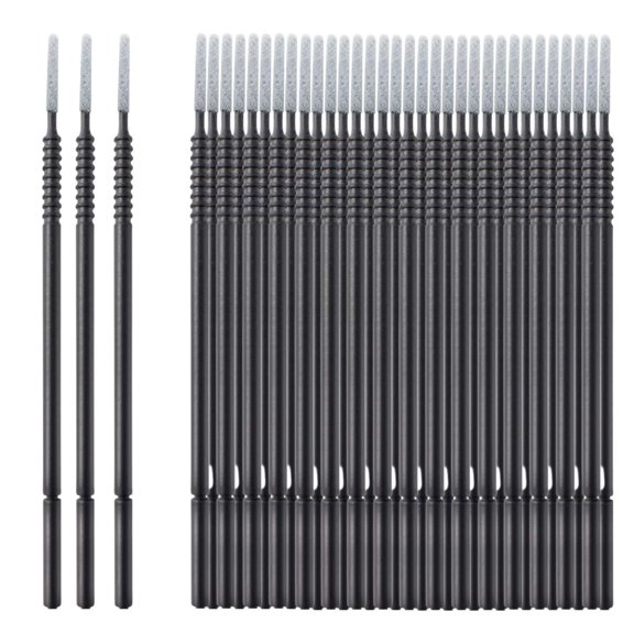 Disposable Micro Applicators (100 Pieces) - Flexible Precision Swabs for Lash Extensions, Detailed Cosmetic Cleaning & Tech Maintenance