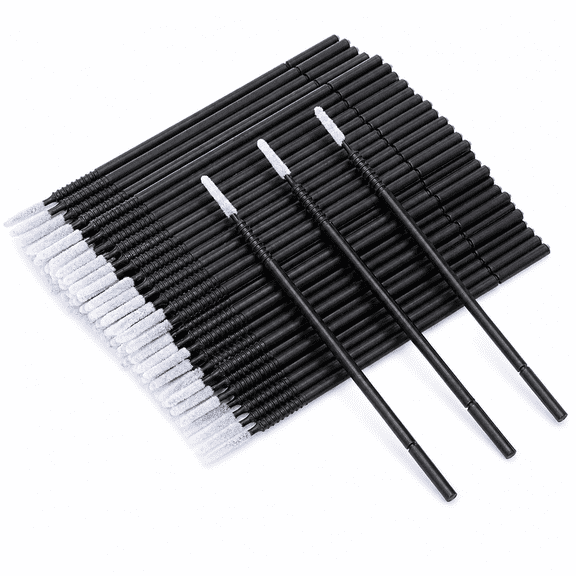 100 Pack Disposable Micro Brushes for Eyelash Lash Lift Nail Polish Crafts