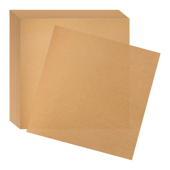 100 Pack Disposable Square Greaseproof Paper Non Stick Food Liners for Baking Frying and Air Fryer Cooking Essentials 12x12 Inch