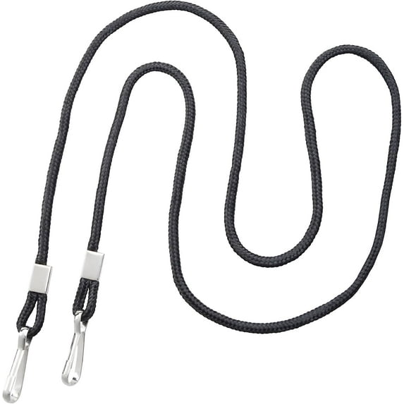 100 Pack - Double Clip Lanyards for Special Events (Two Hook/Open Ended) by Specialist ID