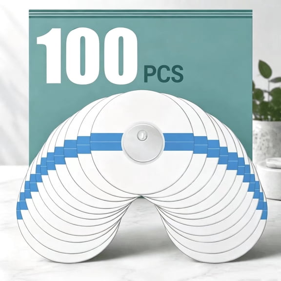 100 Pack Freestyle Sensor Covers for Libre 3, Water‑Resistant Adhesive Patches, Water‑Resistant Clear Tape