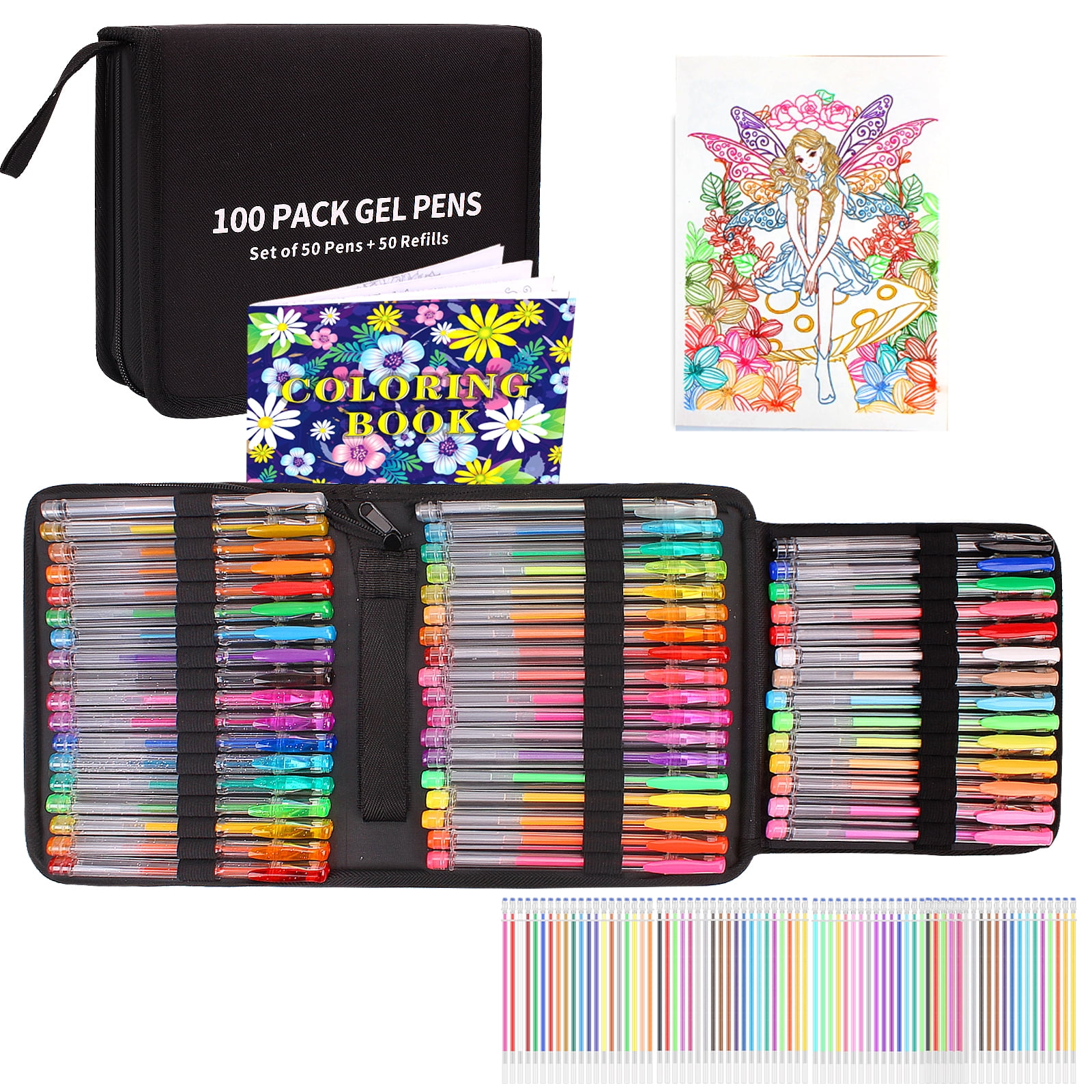 https://i5.walmartimages.com/seo/100-Pack-Glitter-Gel-Pens-Set-Multi-Colors-for-Adult-Coloring-Children-Doodling-with-Travel-Case-Coloring-Book_162f27eb-76e1-4a40-9114-45862b35fbf0.5881080cc9e39a1013624fa5b2bc6de0.jpeg