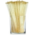 thumbnail image 1 of Blue Panda 100 Pack Gold Swizzle Sticks for Cocktails, 6.5 Inches Long, Plastic Drink Stirrers for Coffee Bar, Mixed Drinks, Cake Pops - Stir Sticks - Cocktail Stirrers, 1 of 10