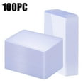 100 Pack Hard Card Sleeves Top For Cards Baseball Card Protectors Hard