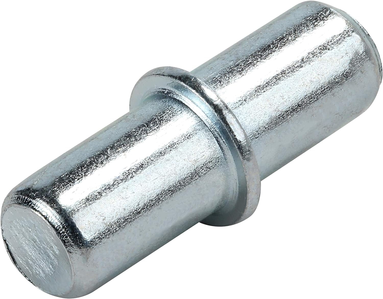 100 Pack Hardware 5Mm (13/64 Inch) Diameter Heavy Duty Divided Shelf Pins With Stop, Dual Sided